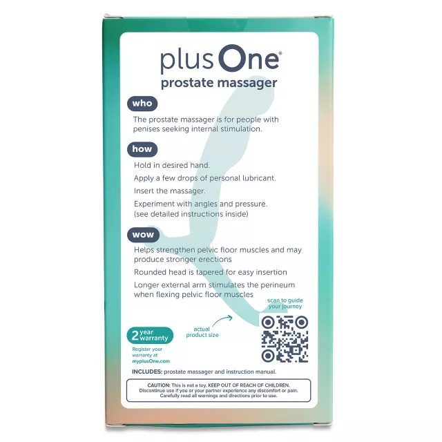 plusOne Prostate Massager at Spencer's