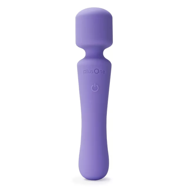 plusOne Vibrating Wand Purple at Spencer's