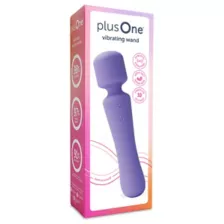 plusOne Vibrating Wand Purple at Spencer's