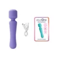 plusOne Vibrating Wand Purple at Spencer's