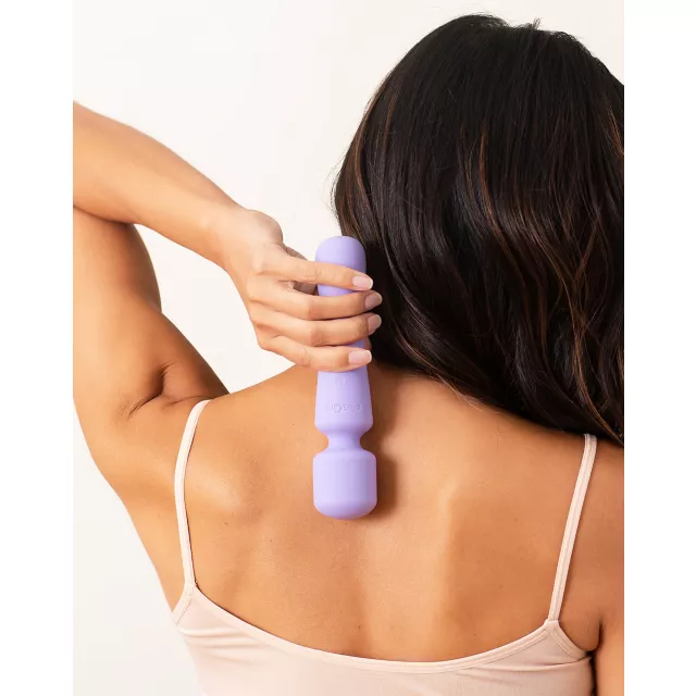 plusOne Vibrating Wand Purple at Spencer's