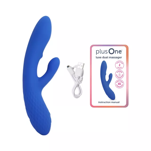plusOne Luxe Dual Massager at Spencer's
