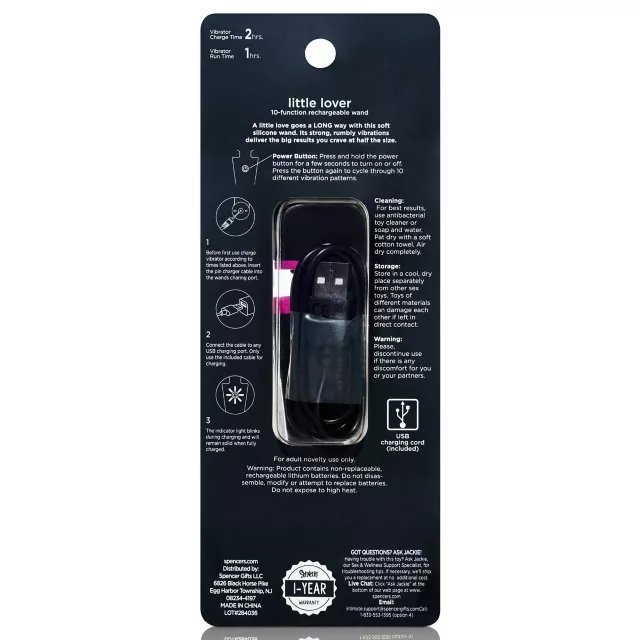 Little Lover Wand Massager - Hott Love Extreme at Spencer's