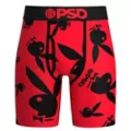 PSD Playboy Red and Black Boxer Briefs at Spencer's