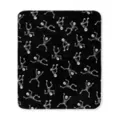Chill Skeleton Reversible Fleece Blanket at Spencer's