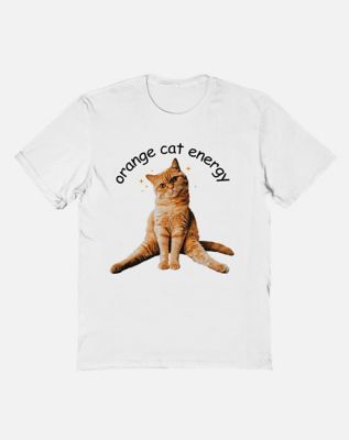 Orange Cat Energy T Shirt