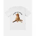 Orange Cat Energy T Shirt at Spencer's