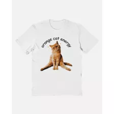 Orange Cat Energy T Shirt at Spencer's