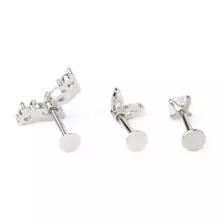 Multi-Pack CZ Marquis Cut Cartilage Earrings 3 Pack - 18 Gauge at Spencer's