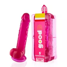 Watermelon Sugar Suction Cup Dildo with Balls 5.7 Inch - good D at Spencer's