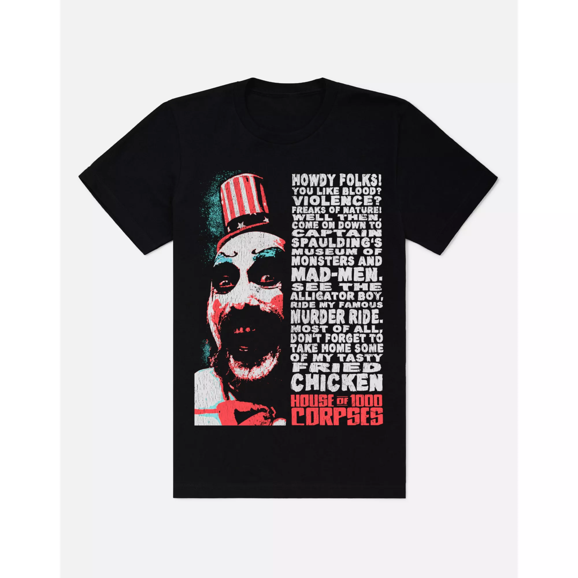 House of 1000 Corpses Fried Chicken T Shirt at Spencer's