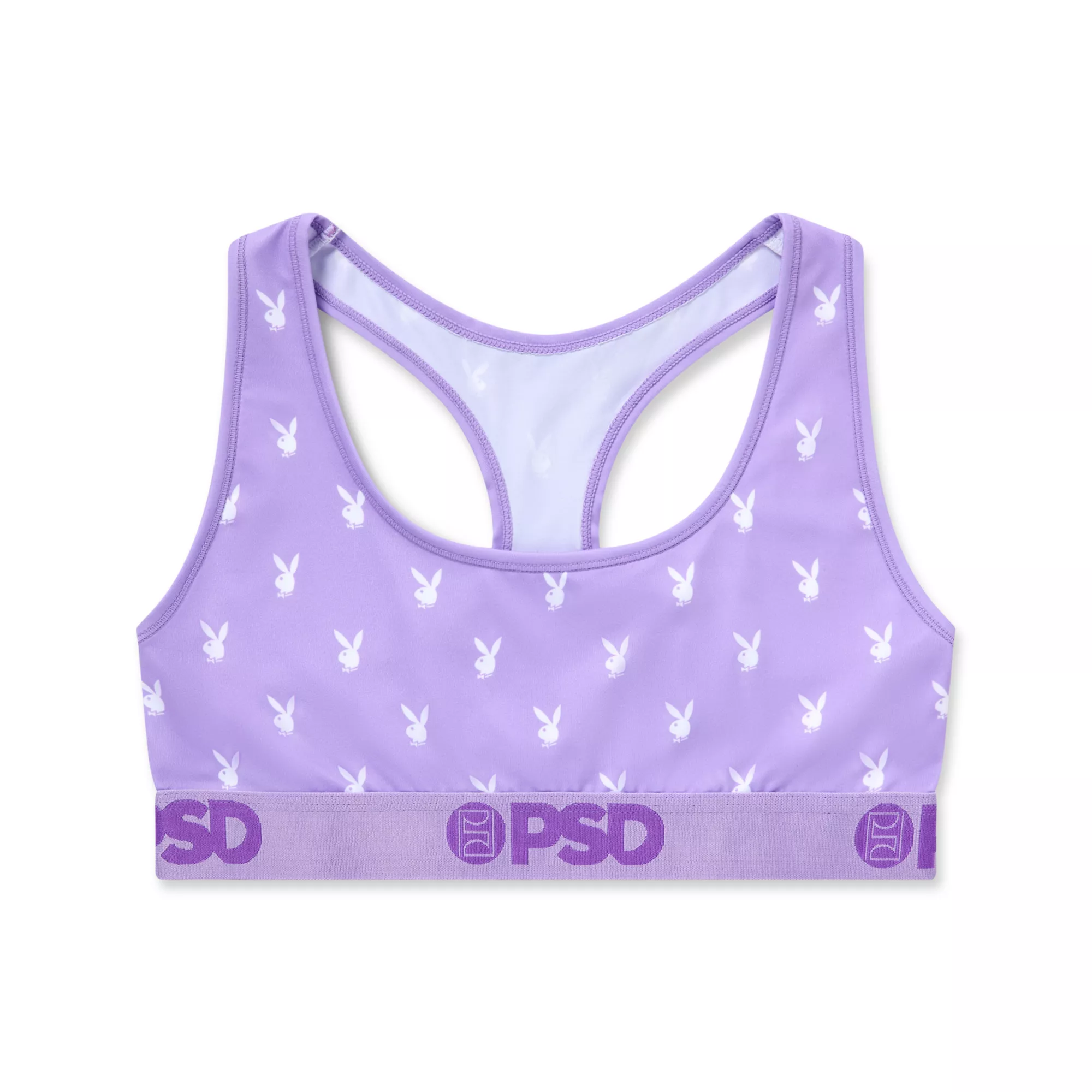 PSD Playboy Bunny Purple Sports Bra at Spencer's