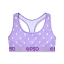 PSD Playboy Bunny Purple Sports Bra at Spencer's