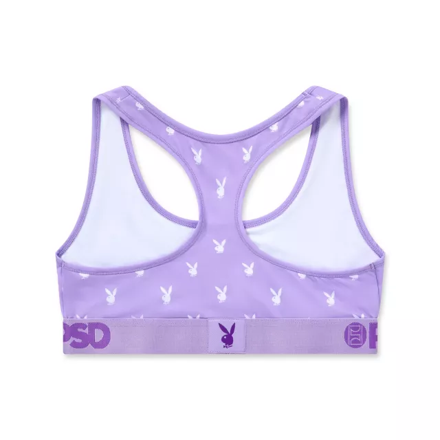 PSD Playboy Bunny Purple Sports Bra at Spencer's