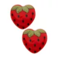 Strawberry Glass Plugs at Spencer's