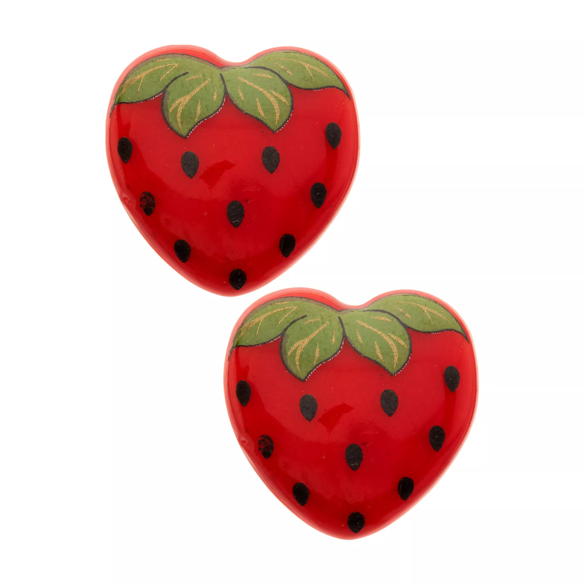 Strawberry Glass Plugs at Spencer's