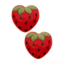 Strawberry Glass Plugs at Spencer's