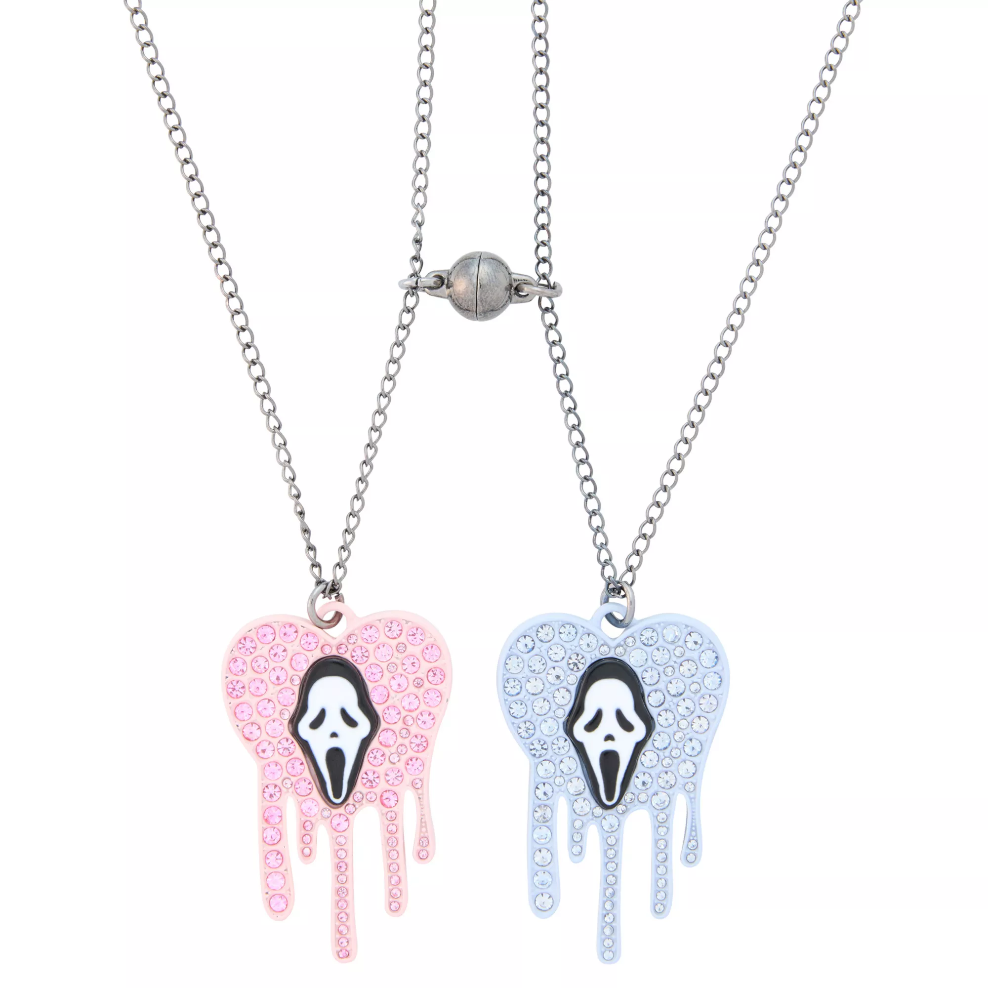 Ghost Face Bestfriend Necklaces Set