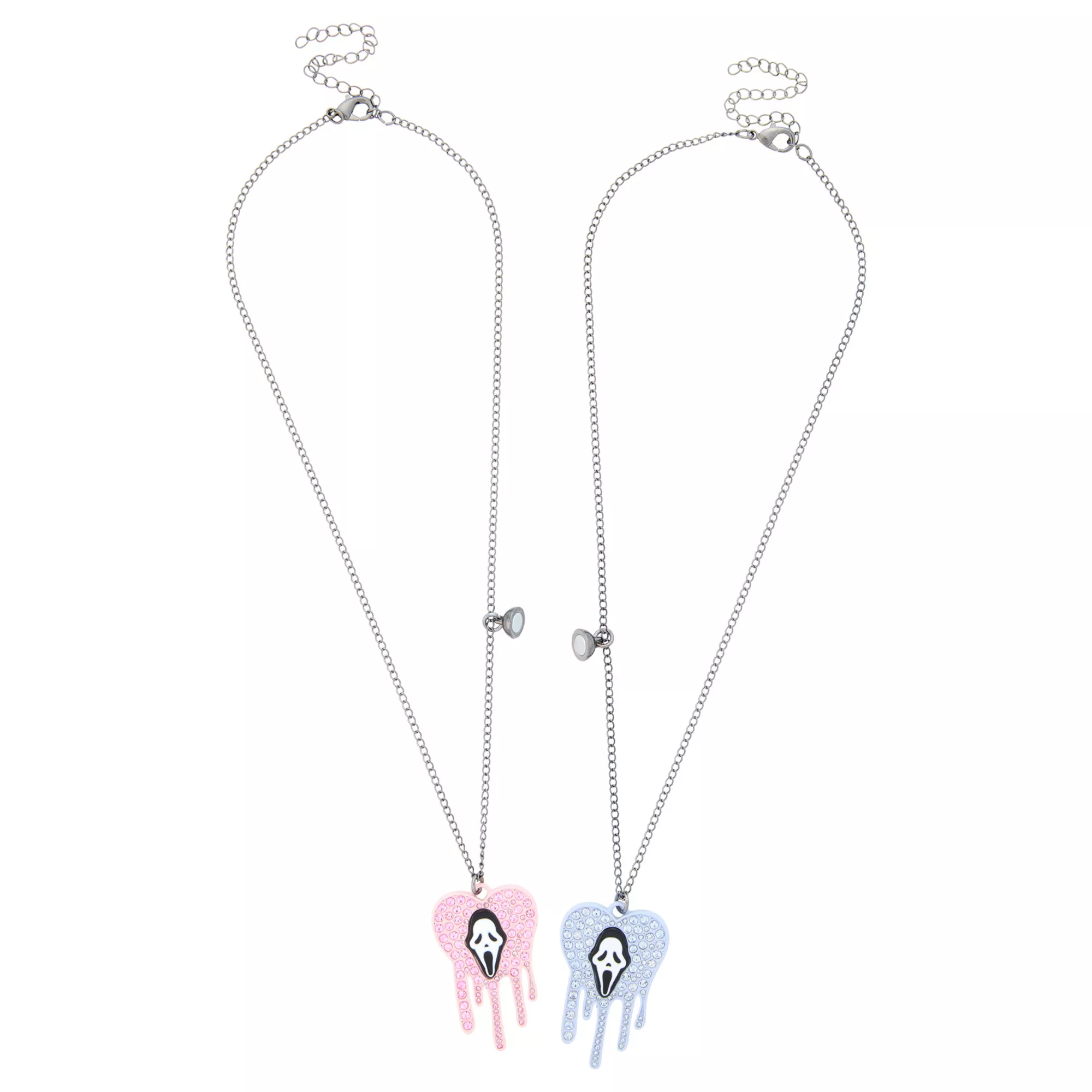 Ghost Face Bestfriend Necklaces Set