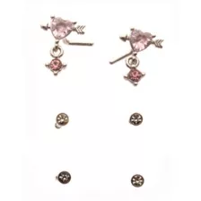 Multi-Pack Lovestruck Heart Dangle and Basic Nose Pins 6 Pack - 20 Gauge at Spencer's