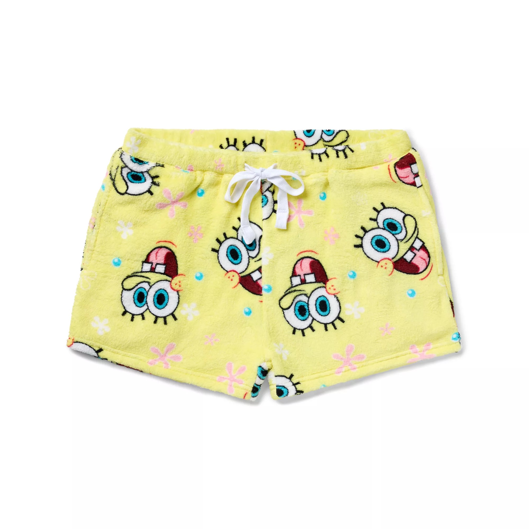 SpongeBob SquarePants Plush Lounge Shorts at Spencer's