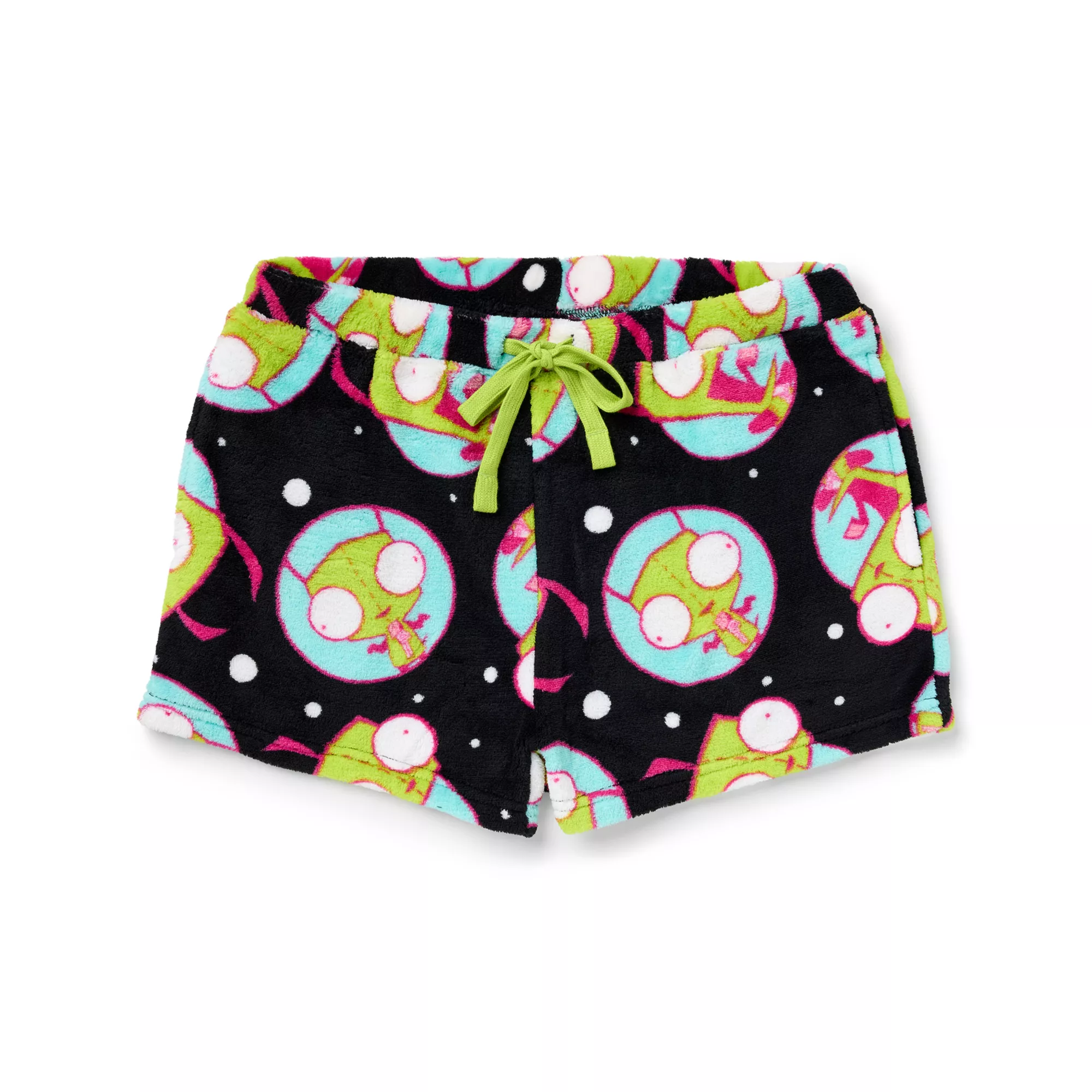 GIR Space Plush Lounge Shorts - Invader Zim at Spencer's