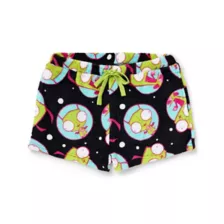 GIR Space Plush Lounge Shorts - Invader Zim at Spencer's