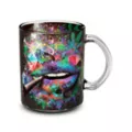 Trippy Lips Glass Coffee Mug - 15 oz. at Spencer's