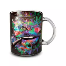 Trippy Lips Glass Coffee Mug - 15 oz. at Spencer's