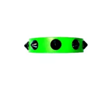 Green Spiked Studded Cuff Bracelet at Spencer's