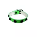 Green Spiked Studded Cuff Bracelet at Spencer's