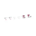 Multi-Pack Heart Dangle L-Bend Nose Pins 6 Pack - 20 Gauge at Spencer's