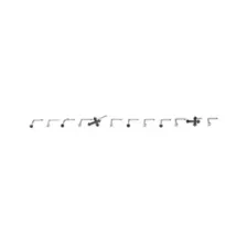 Multi-Pack Cross L-Bend Nose Pins 12 Pack - 20 Gauge at Spencer's