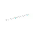 Multi-Pack Teal Heart Gem L-Bend Nose Pins 12 Pack - 20 Gauge at Spencer's