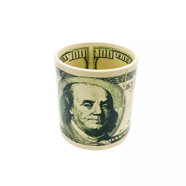 Dollar Wad Coffee Mug - 22 oz. at Spencer's