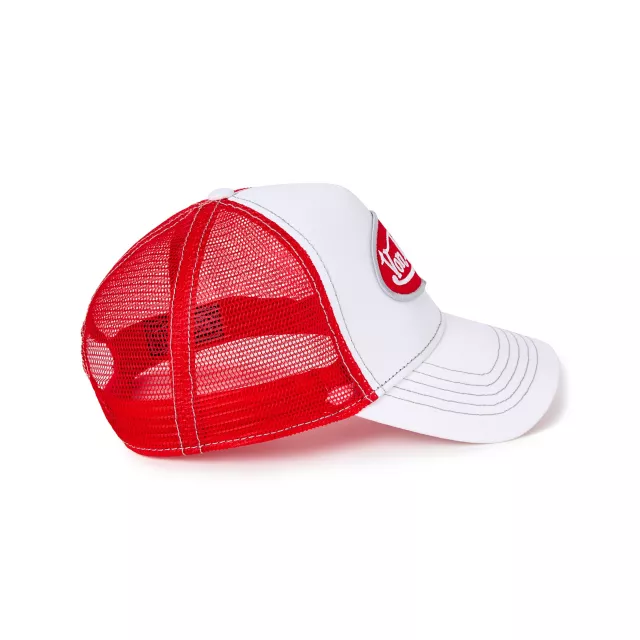 Von Dutch Red and White Trucker Hat