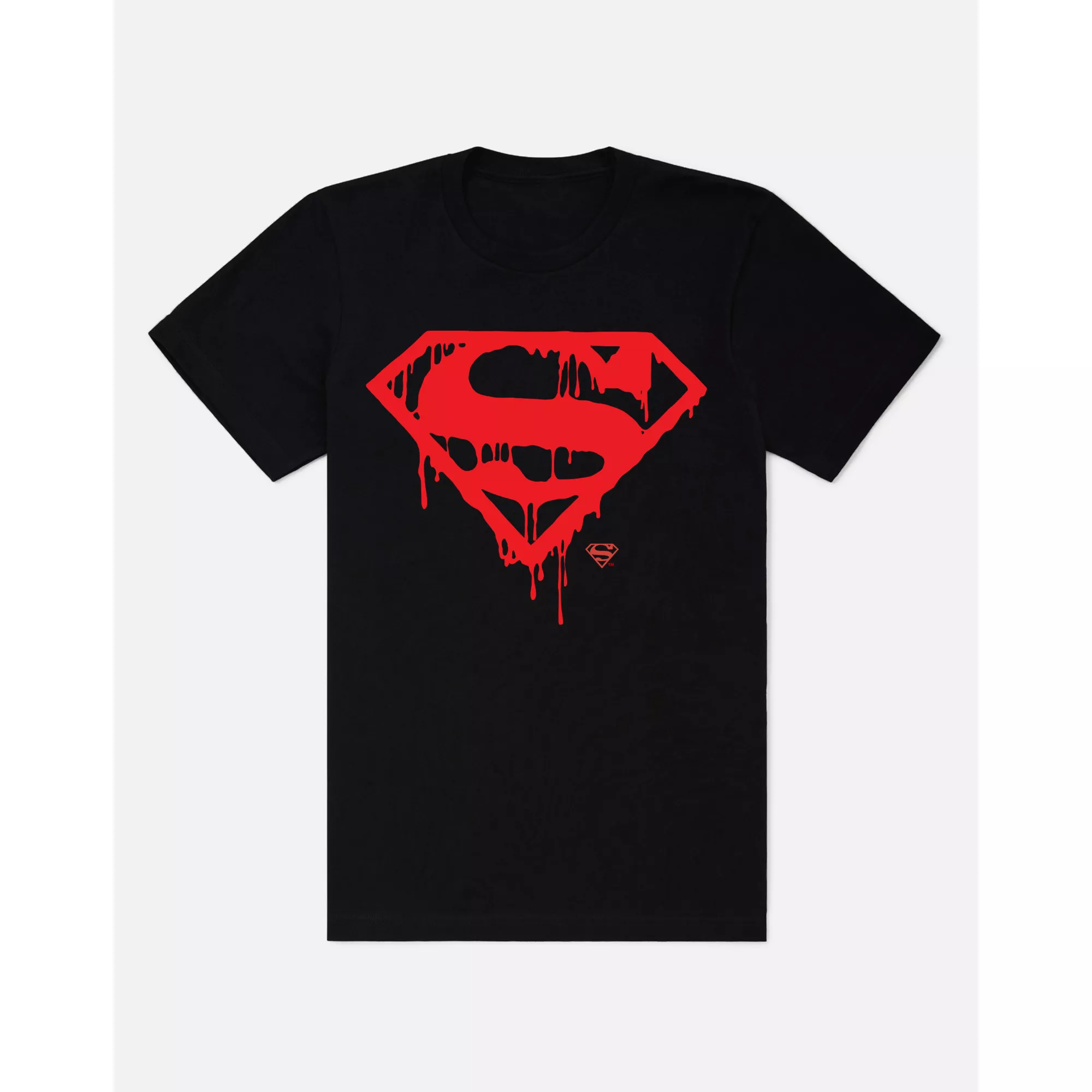 Superman Drip Logo T Shirt at Spencer's