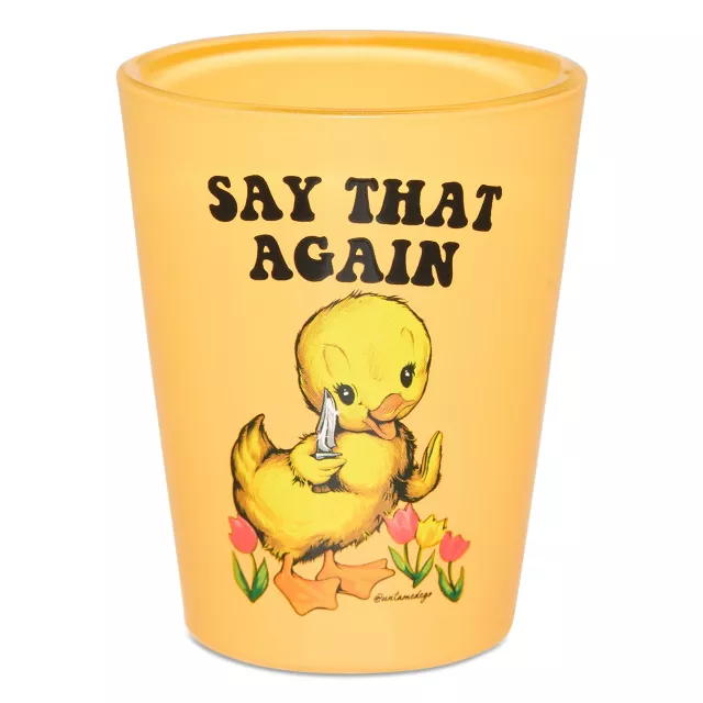 Say that Again Shot Glass 1.8 oz. - Untamedego at Spencer's