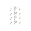 Multi-Pack Heart and Crown Nose Pins 12 Pack - 20 Gauge at Spencer's