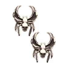 Spider Skull Saddle Plugs at Spencer's