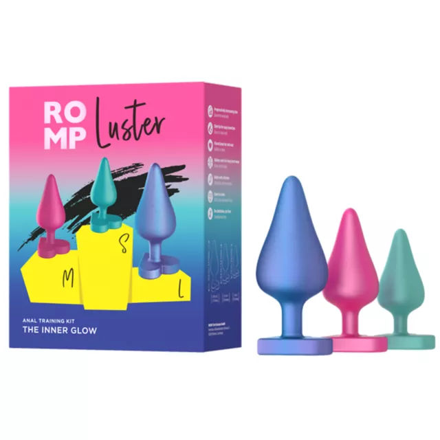 ROMP Luster Butt Plug Set - 3 Pack at Spencer's