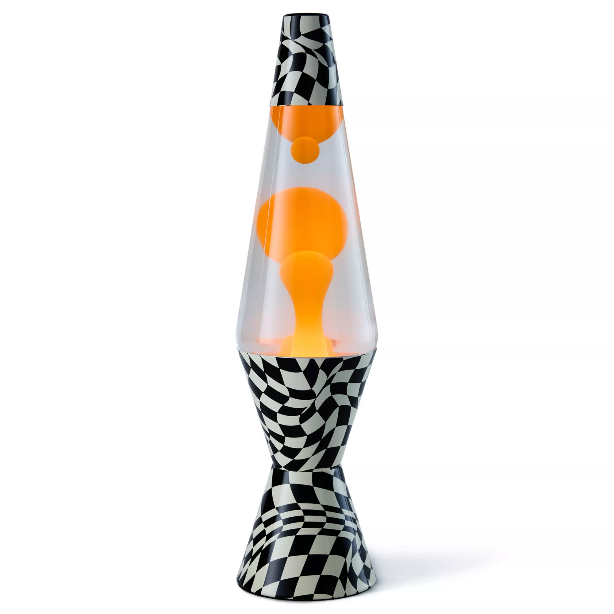 14.5 Inch Warped Checker Lava Lamp