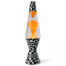 14.5 Inch Warped Checker Lava Lamp at Spencer's