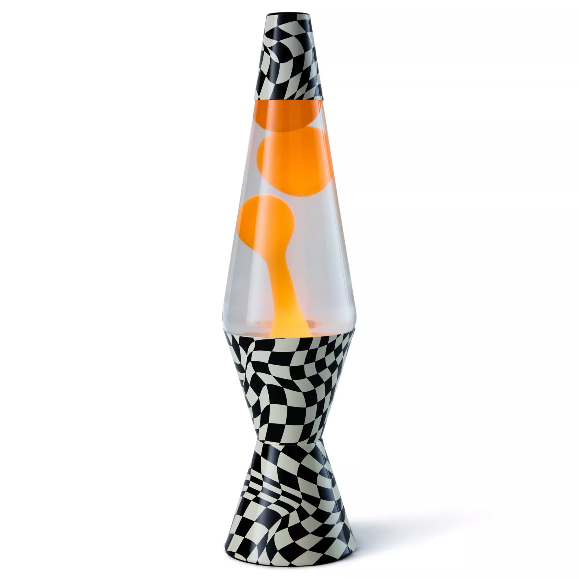 14.5 Inch Warped Checker Lava Lamp