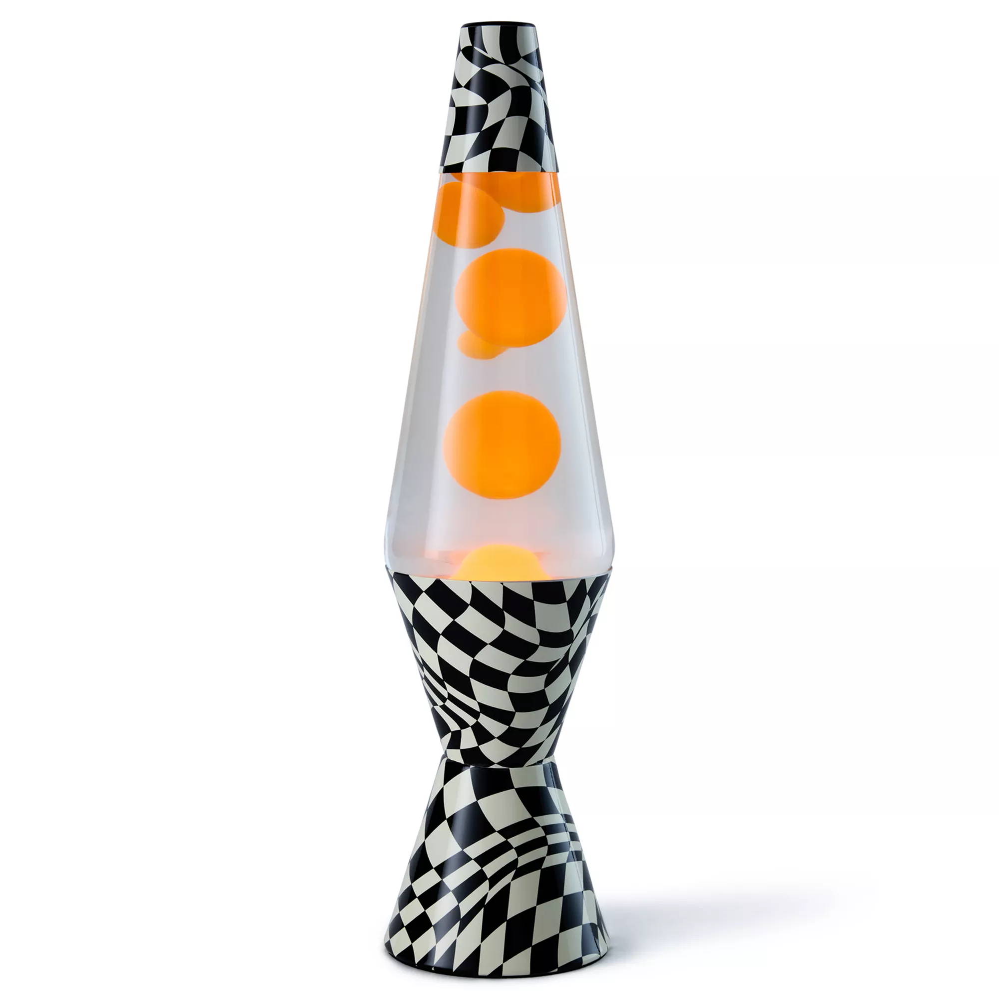 14.5 Inch Warped Checker Lava Lamp