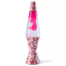 17 Inch Pink and Red Bow Lava Lamp at Spencer's