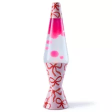 17 Inch Pink and Red Bow Lava Lamp at Spencer's