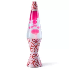 17 Inch Pink and Red Bow Lava Lamp at Spencer's