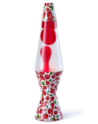 14.5 Inch Cherry Print Lava Lamp