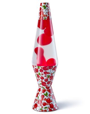 14.5 Inch Cherry Print Lava Lamp